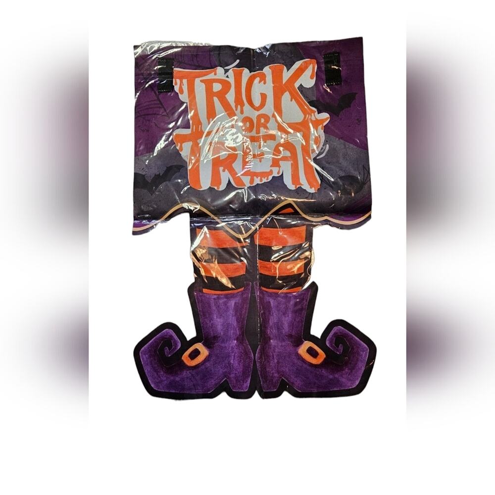 NWT Halloween Trick-or-Treat Garden Flag, Never Opened, Bright Colors.